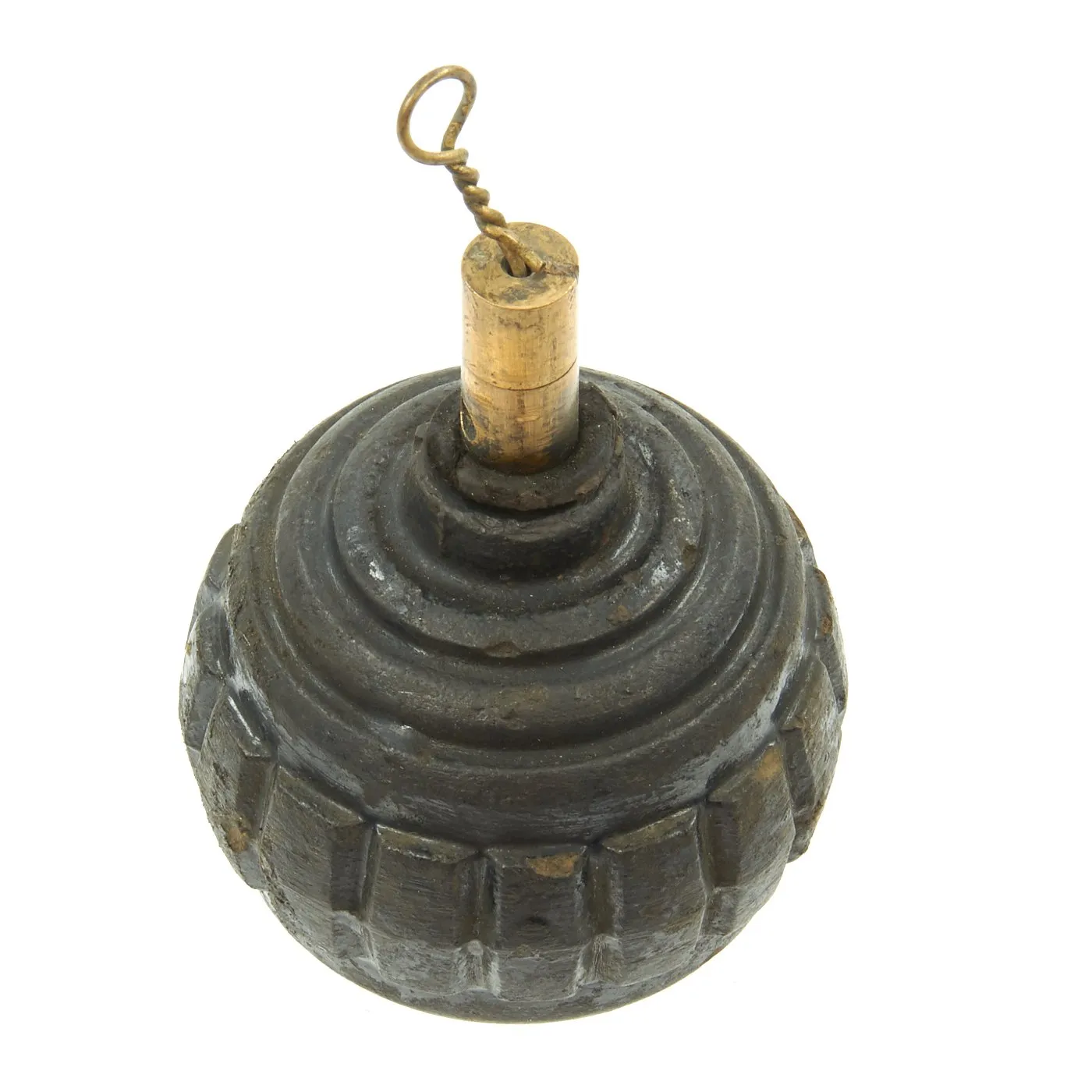 Original German WWI Model 1915 n/A Ball Hand Fragmentation Inert Grenade - Kugelhandgranate