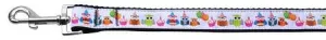 Party Owls Nylon Ribbon Collars 1 wide 6ft Leash