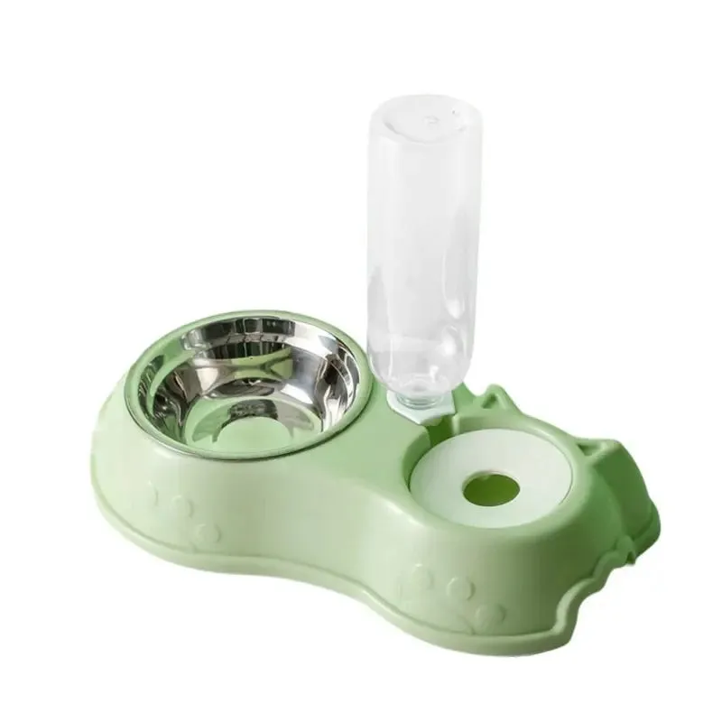 Pet Bowls w/ Auto Water Dispenser - 2 in 1