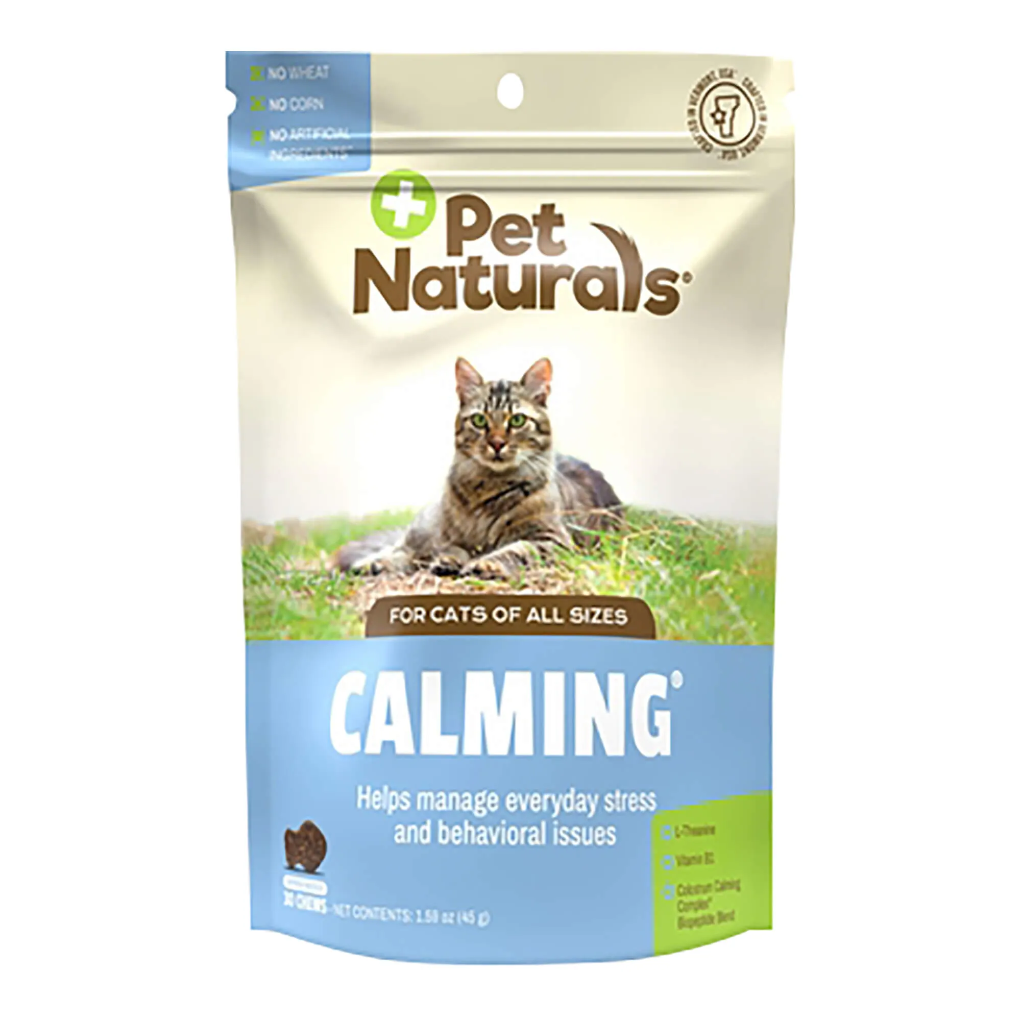 Pet Naturals Calming Chew for Cats, 30 ct