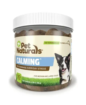 Pet Naturals Of Vermont Calming for Medium and Large Dogs Chews 30 Chewable