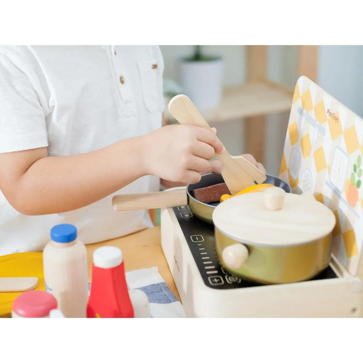 Plan Toys cooking utensils