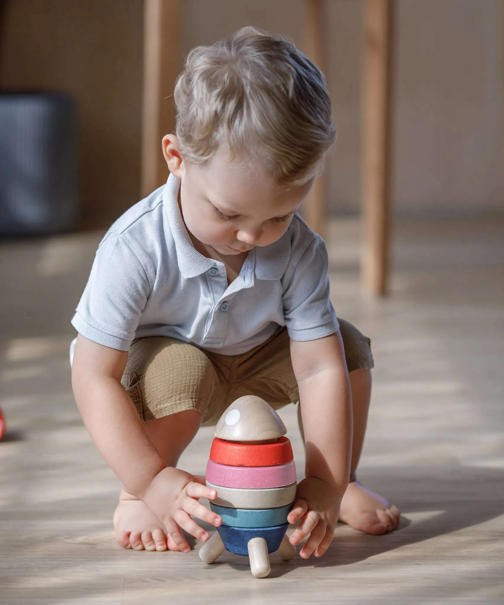 PlanToys Stacking Rocket Orchard