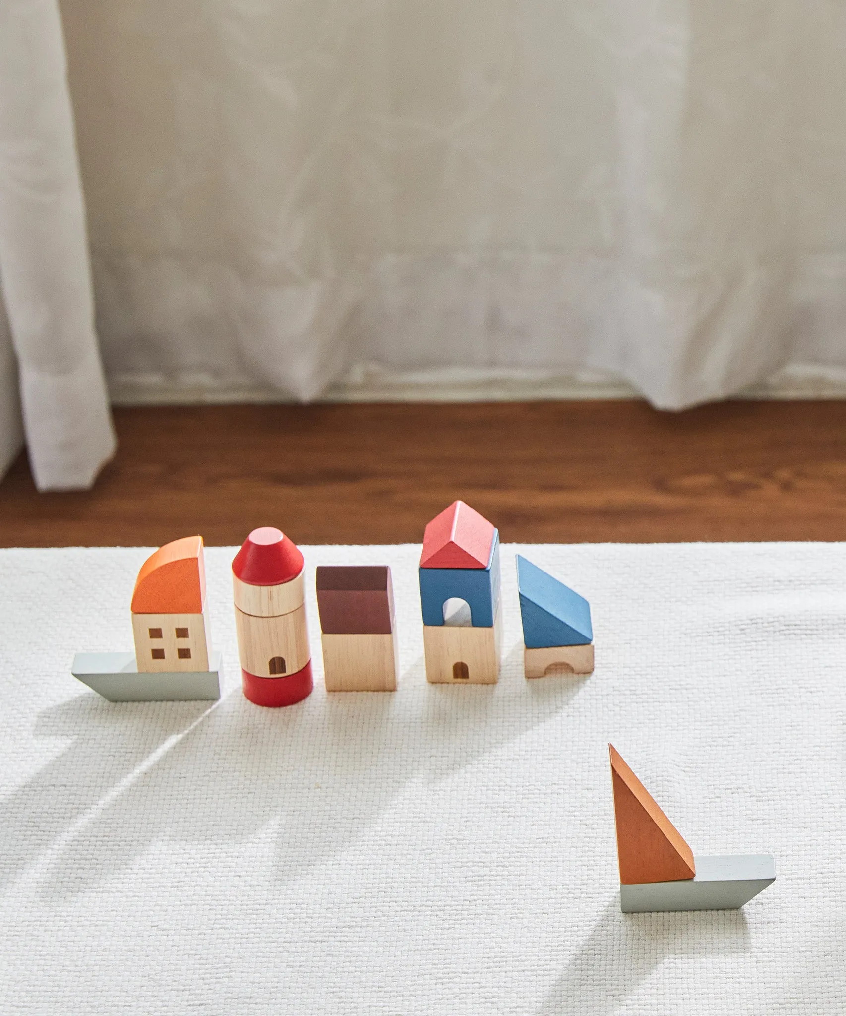 PlanToys Wooden Marina Blocks