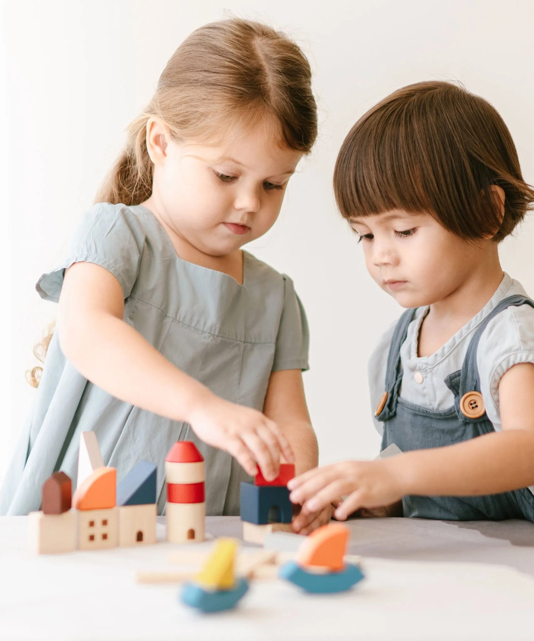 PlanToys Wooden Marina Blocks