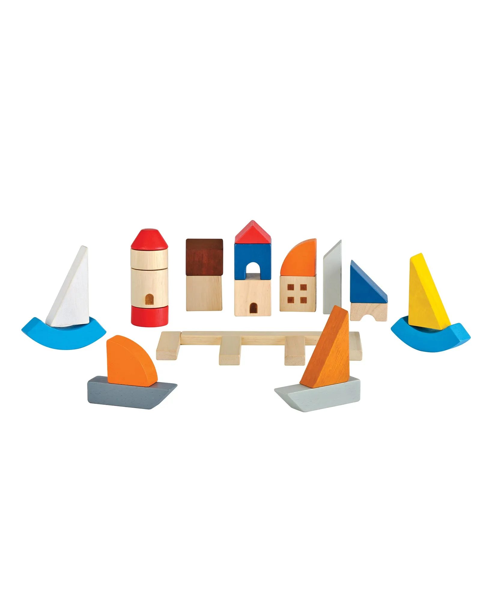 PlanToys Wooden Marina Blocks