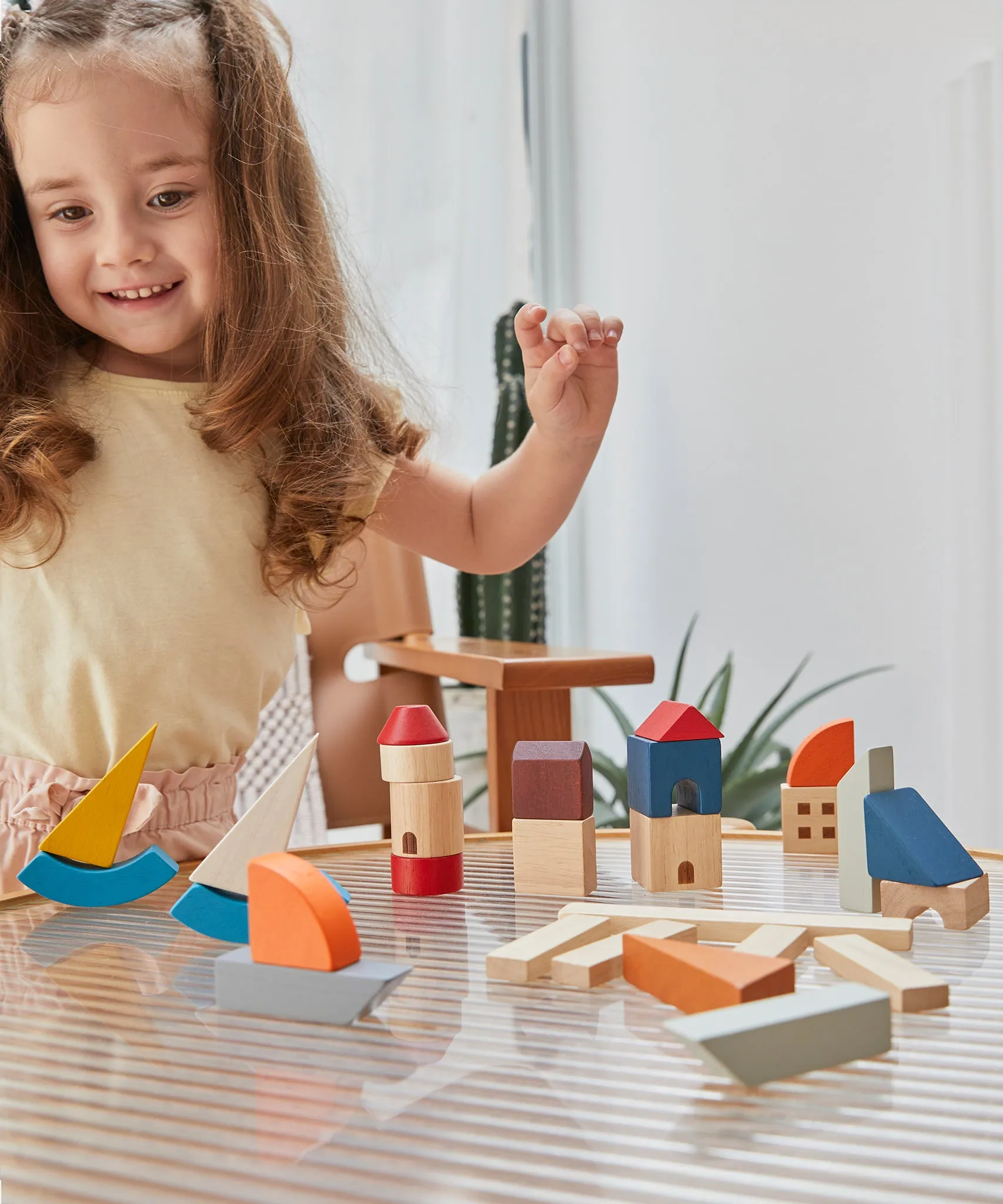 PlanToys Wooden Marina Blocks