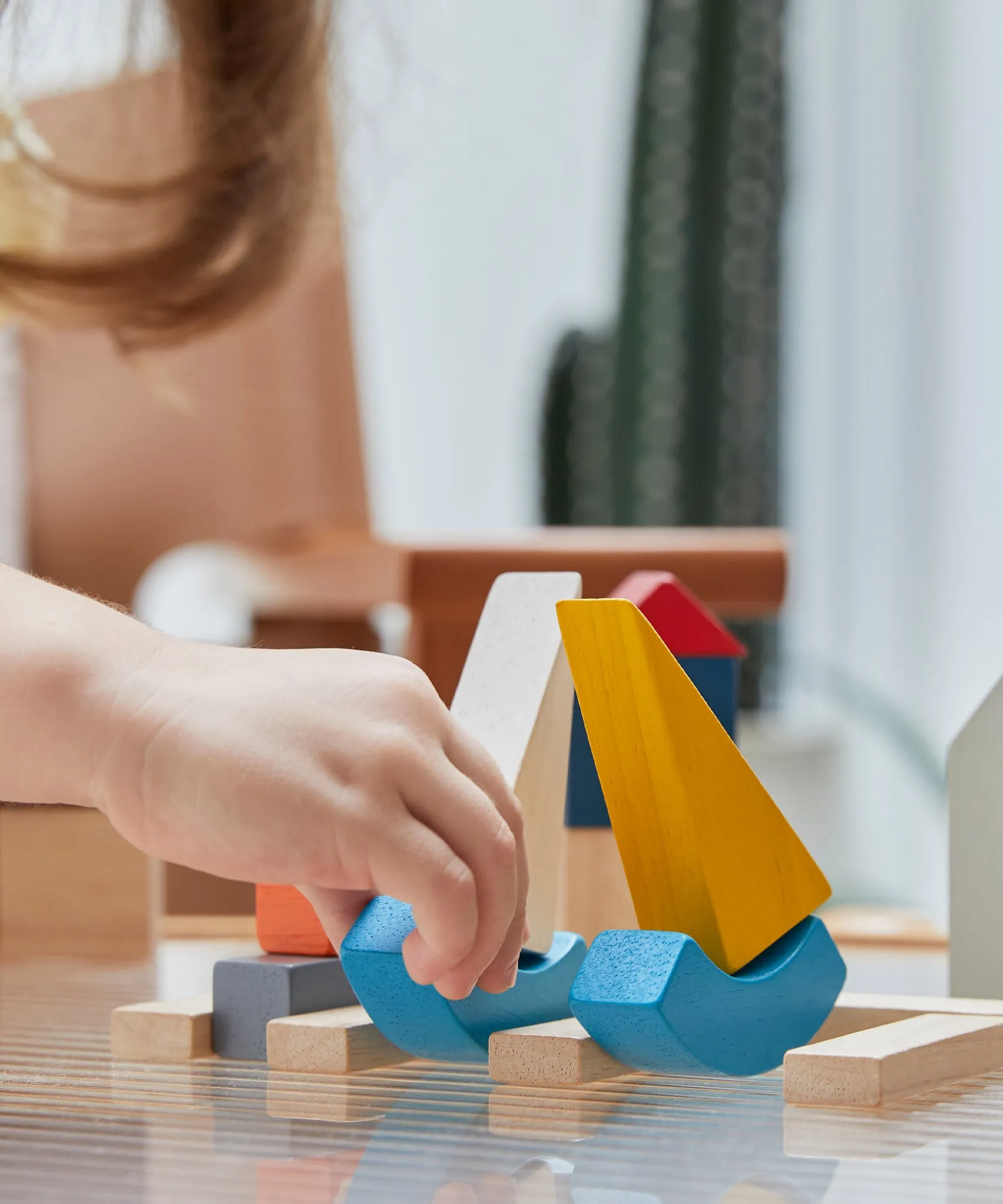 PlanToys Wooden Marina Blocks