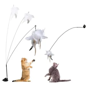 QPets Wand Teaser Rod Toy for Cats