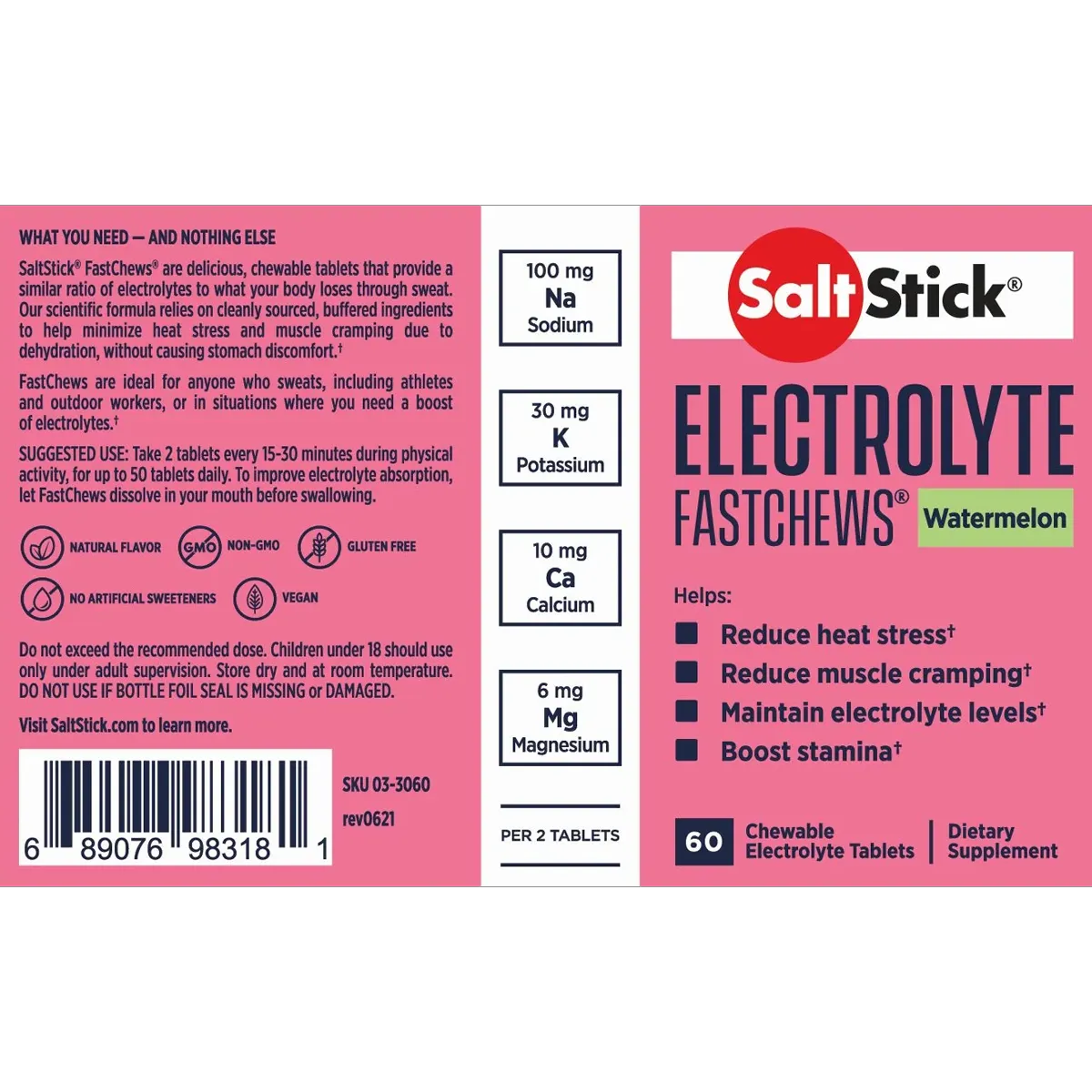 SaltStick Fast Chews (60 Count)