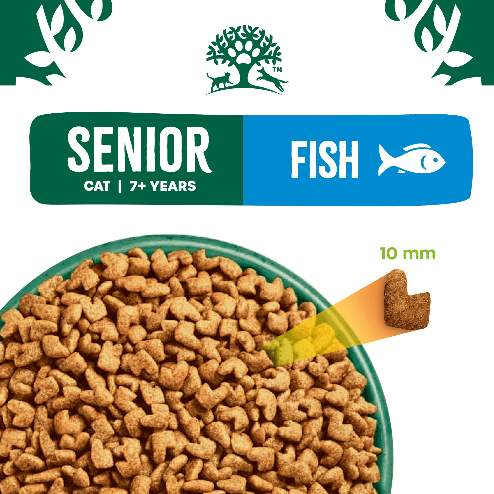 Senior Fish & Rice Dry Cat Food