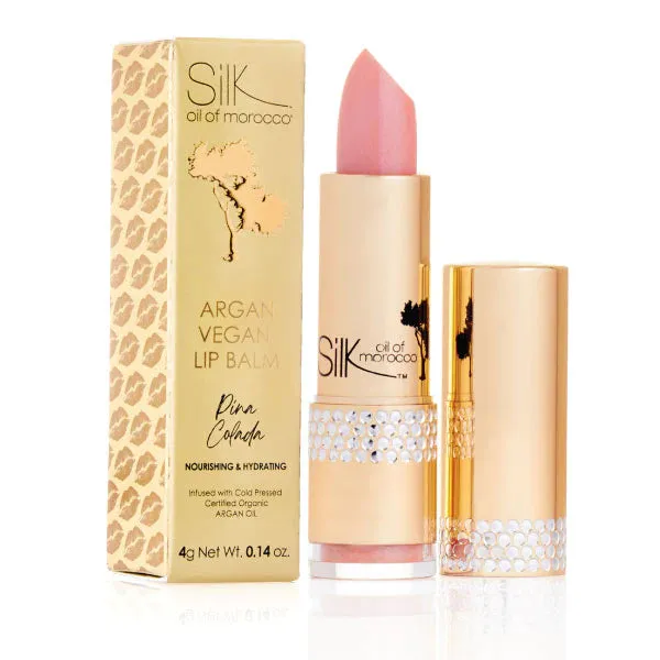 Silk Oil of Morocco Argan Vegan Lip Balm - Pina Colada