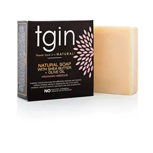 TGIN Natural Soap With Shea Butter Olive Oil And Hawaiian Hibiscus 113g