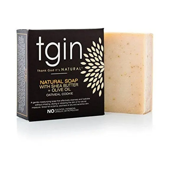 TGIN Natural Soap With Shea Butter Olive Oil And Oatmeal Cookie 113g