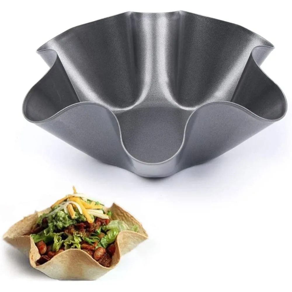 Tortilla Bowl Maker Set: Ideal for Tacos and Salads (Pack of 2)