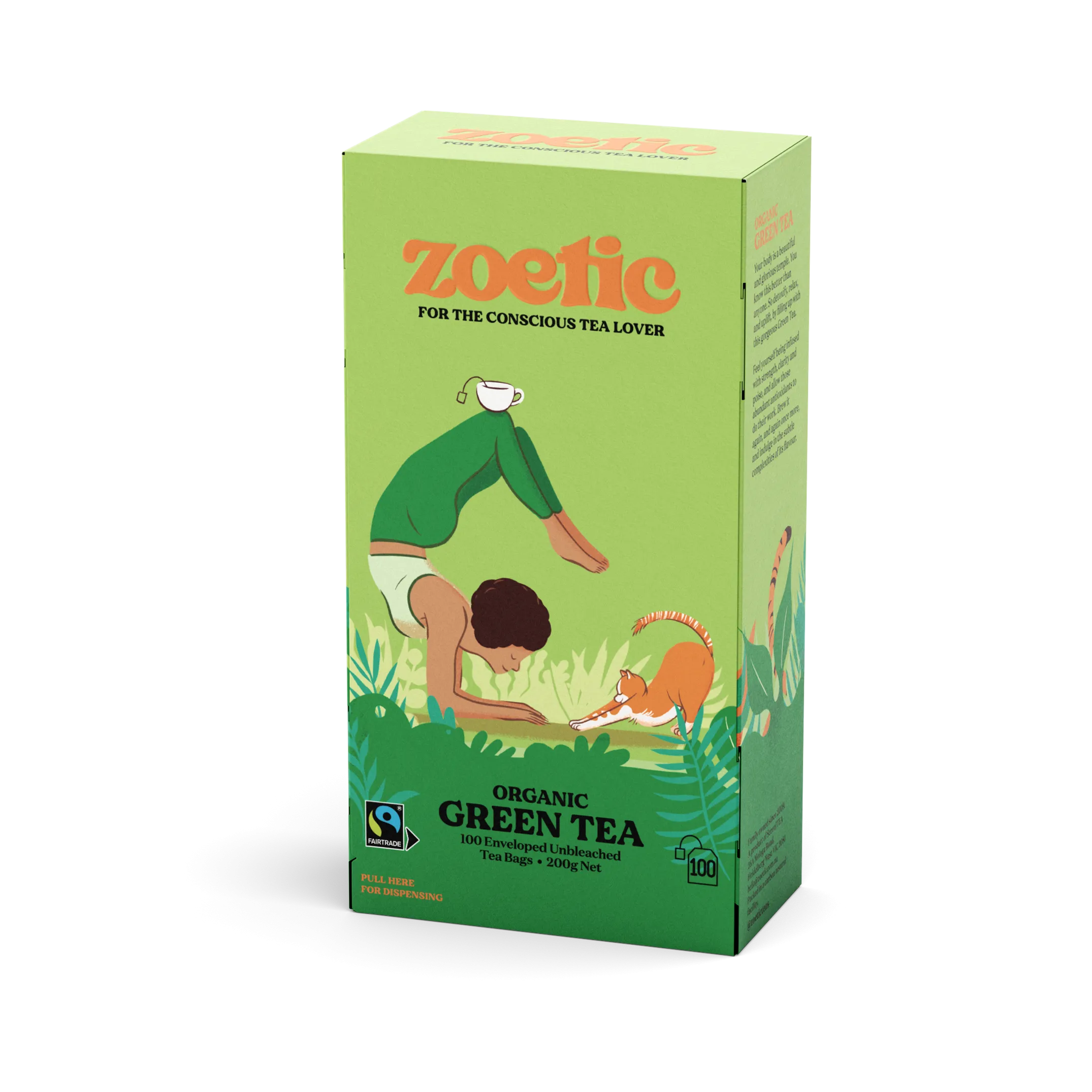 Zoetic Green 100 Tea Bags